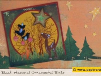 Penny Black Mal Ornamental Birds