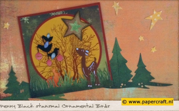 Penny Black Mal Ornamental Birds