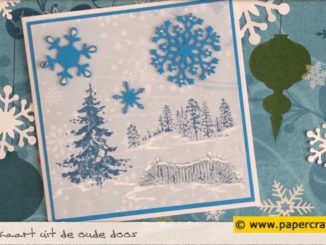 Kerstkaart Stempelen