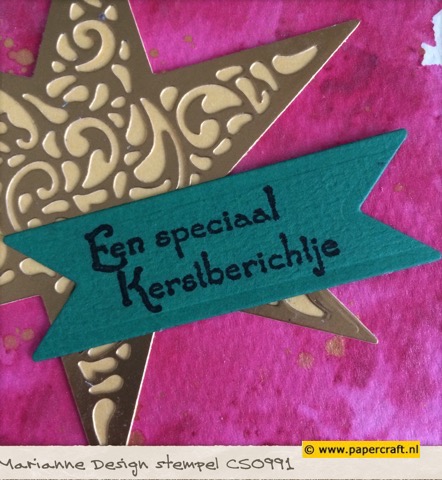 Kerstkaart met Kerstster