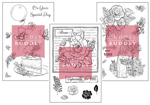 Nieuwe Stempelsheets Cuddly Buddly Febrauri 2015