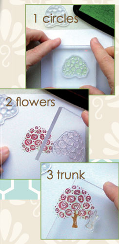 Combi Stamp Tree van Leane Creatief