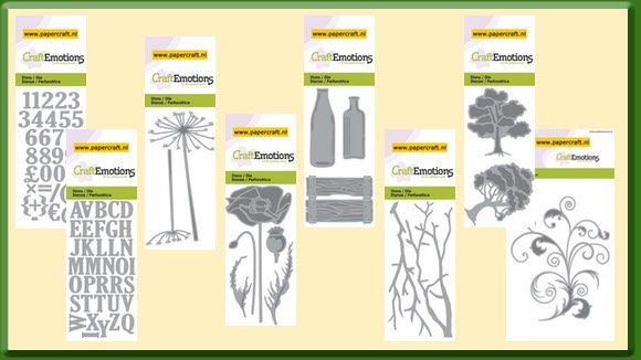 Kleine Stansmallen van CraftsEmotions