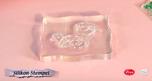 Viva Silicone Stempel op een Stempelblok