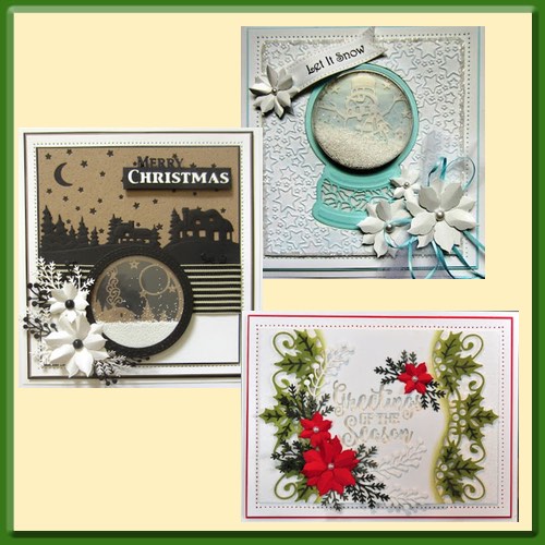Voorbeeldkaarten Kerst van Creative Expressions