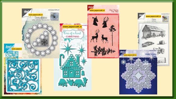 Nieuwe Producten Joy! Crafts voor Kerst