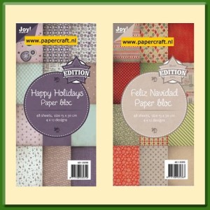 Joy! Crafts Papier Blokken Kerst