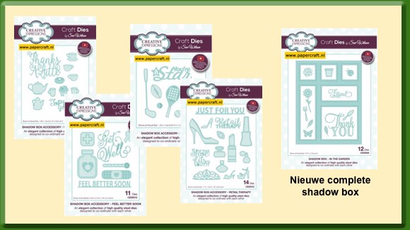 Stansmal Accessoires voor Shadow Box van Creative Expressions