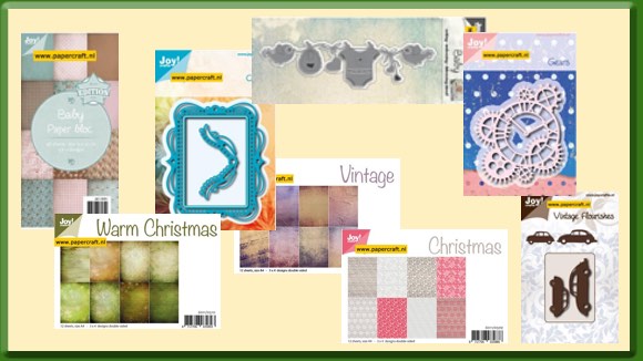 Joy! Crafs Kerstpapier en Mallen