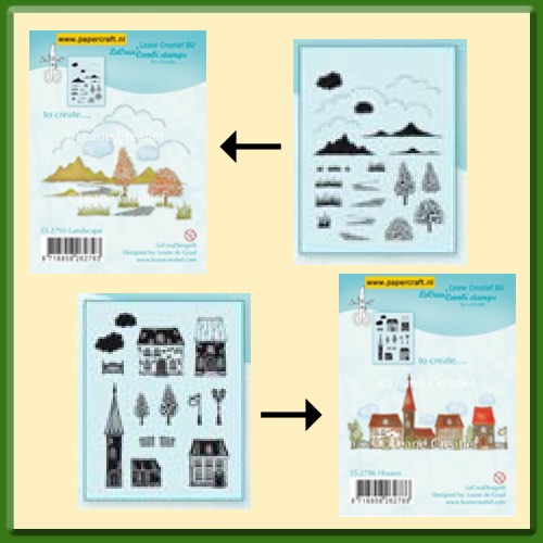 Le Crea Combi Stempel van Leane Creatief