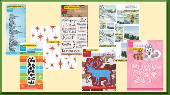 Marianne Design Mallen, Stempels en Knipvelten voor Kerst