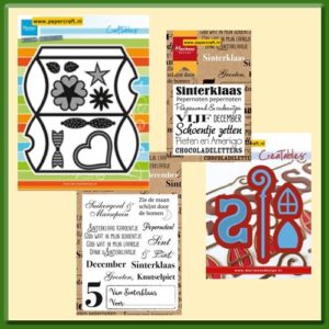 Stansmallen en Stempels voor Sinterklaas van Marianne Design