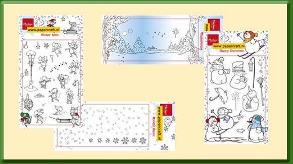 Marianne Design Stempels Winter van Hetty Meeuwsen