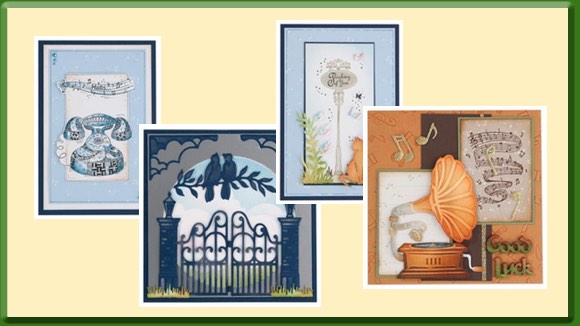 Voorbeeldkaarten Januari collectie Leane Creatief
