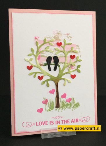 Voorbeeldkaart Love Bird Tree van Wild Rose Studio