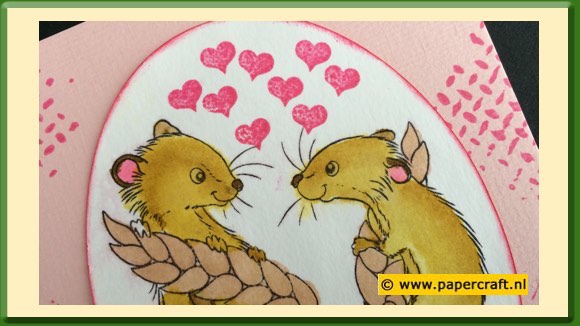 Wild Rose Studio Stempel CL493 Harvest Mice