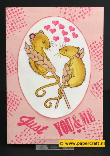 Voorbeeldkaart Harvest Mice van Wild Rose Studio