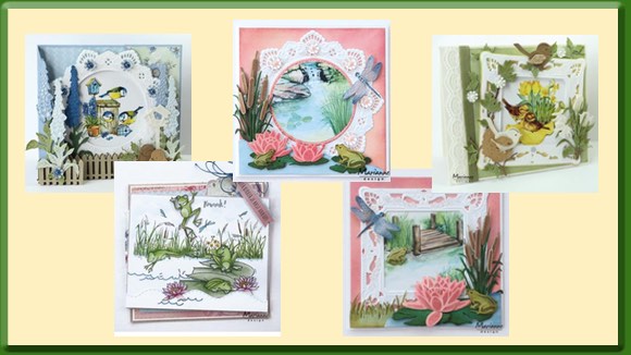 Marianne Design Voorbeeldkaarten Maart 2017