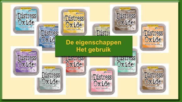 Tim Holtz Oxide Inkt Eigenschappen en Gebruik