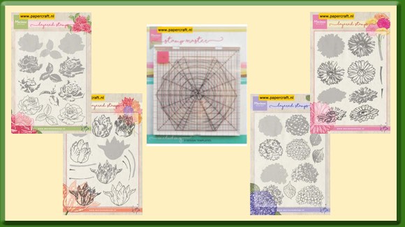 Marianne Design Layering Stempels Bloemen