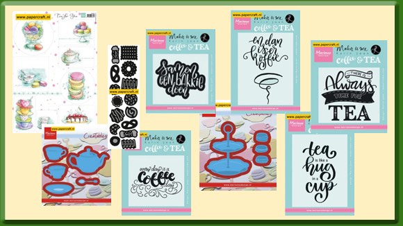 Marianne Design Koffie en Thee