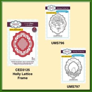 Creative Expressions Kerst stansmal CED3125 met Stempels