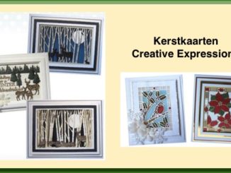 Voorbeeldkaarten Kerst Creative Expressions