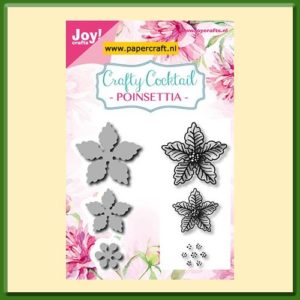 Joy! Crafts Poinsettia 6004/0006 Stempelen en Stansen