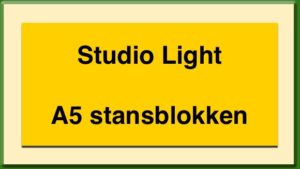 Voorbeeldkaarten Kerst van Stansblokken Studio Light