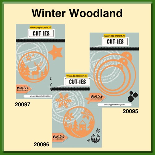 Cut-ies Kerstbal uit de Winter Wonderland collectie Kippers Hobby