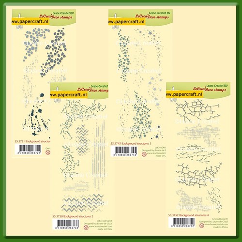 Leane Creatief Stempels Deco Background Stamps