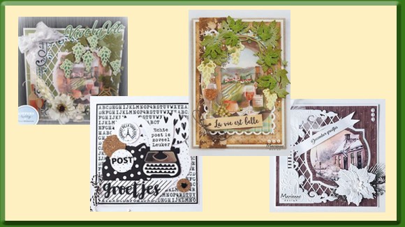 Marianne Design Voorbeeldkaarten Augustus 2017