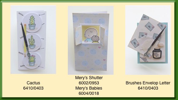 Mery's Voorbeeldkaarten September 2017