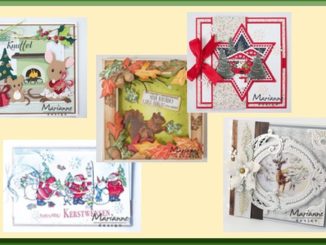 Marianne Design Voorbeeldkaarten September 2017
