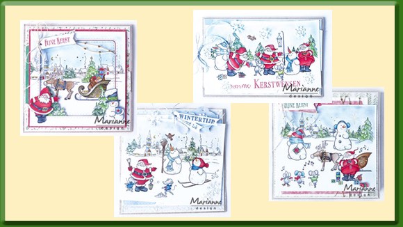 Marianne Design Kerst Stempels Hetty Meeuwsen