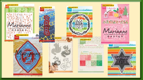 Marianne Design September 2017 Mallen Stempels en Knipvellen