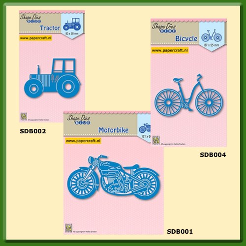 Nellie Snelen Mallen Motor Tractor en Fiets