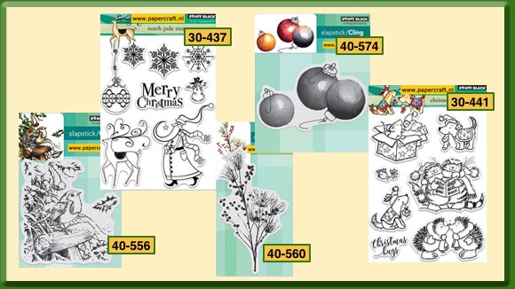 Penny Black Be Merry 2017 Stempels voor Kerst