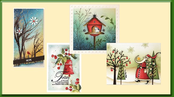 Penny Black Voorbeeldkaarten Kerst Be Merry 2017