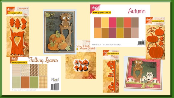 Joy! Crafts Autumn voorbeeldkaarten Herfst