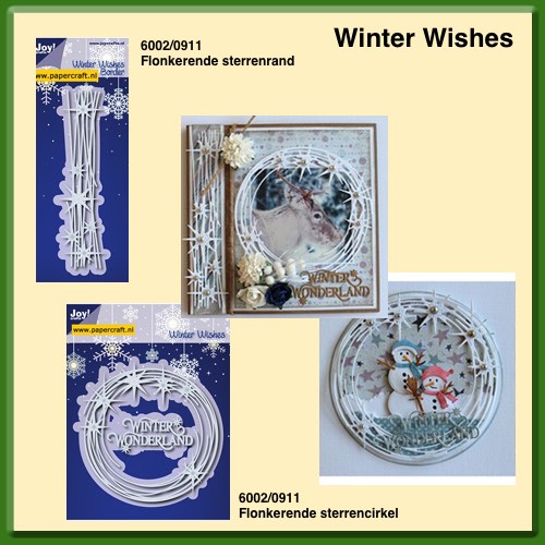 Noor! Design Winter Wiskes Flonkerende Sterren Kaarten