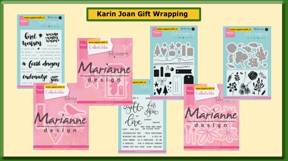 Karin Joan Gift Wrapping Stempels en Mallen