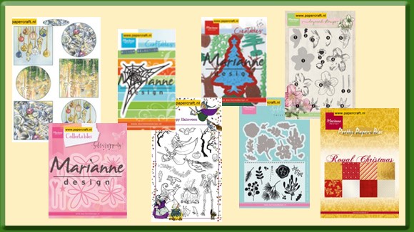 Marianne Design Stempels en Mallen oktober 2017