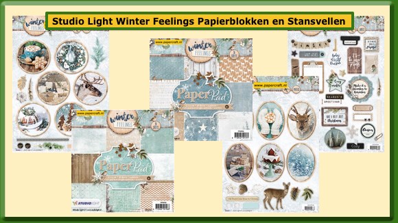 Studio Light Stansvellen en Paper Pads Winter Feelings