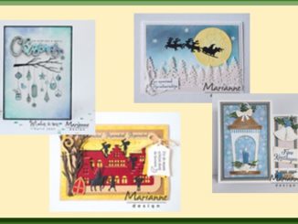 Marianne Design Voorbeeldkaarten November 2017