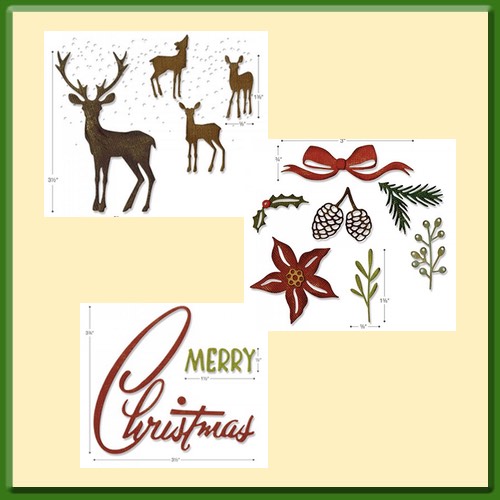 Sizzix Stansmallen Tim Holtz Kerst