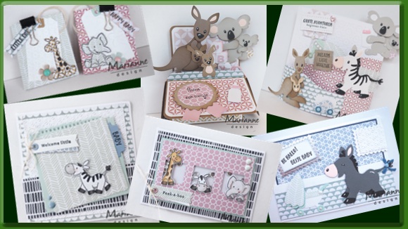 Marianne Design Geboortekaartjes Voorbeelden
