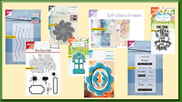 Noor! Design Mery's en Joy! Crafts Stempels en Mallen Mei 2018