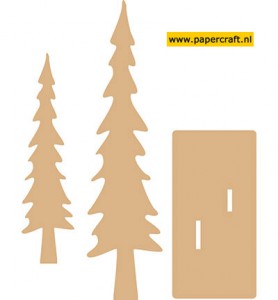 MDF Kerstbomen van Dutch Doobadoo