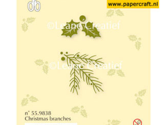Stempel Christmas Branches van Leane Creatief